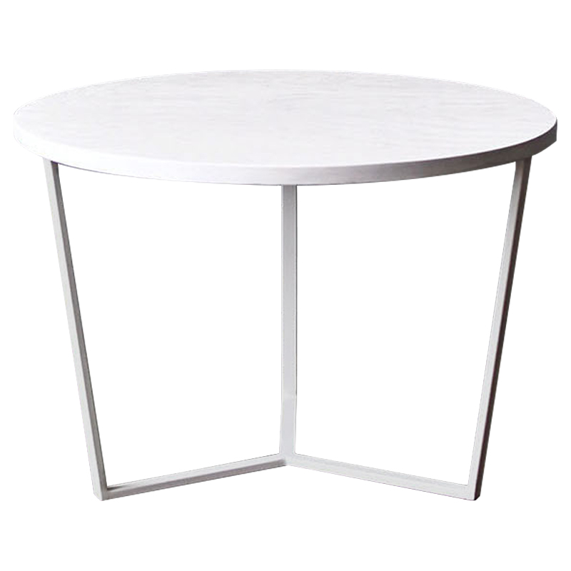 Кофейный стол Thea White Industrial Metal Rust Coffee Table Белый Кофейный стол Thea White Industrial Metal Rust Coffee Table Белый в Кирове | Loft Concept