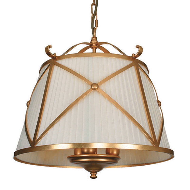 Люстра абажур Provence Lampshade Light Gold Chandelier Бежевый Золотой Люстра абажур Provence Lampshade Light Gold Chandelier Бежевый Золотой в Кирове | Loft Concept