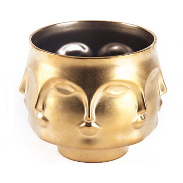 Ваза JONATHAN ADLER DORA MAAR BOWL GOLD Золотой Ваза JONATHAN ADLER DORA MAAR BOWL GOLD Золотой в Кирове | Loft Concept
