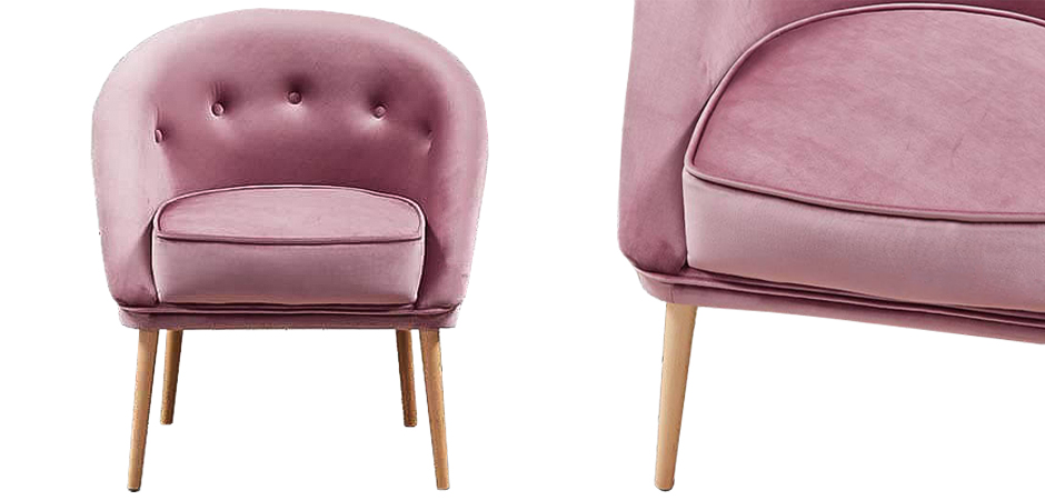 Кресло Gwyn Chair pink Кресло Gwyn Chair pink - Loft-Concept в Кирове