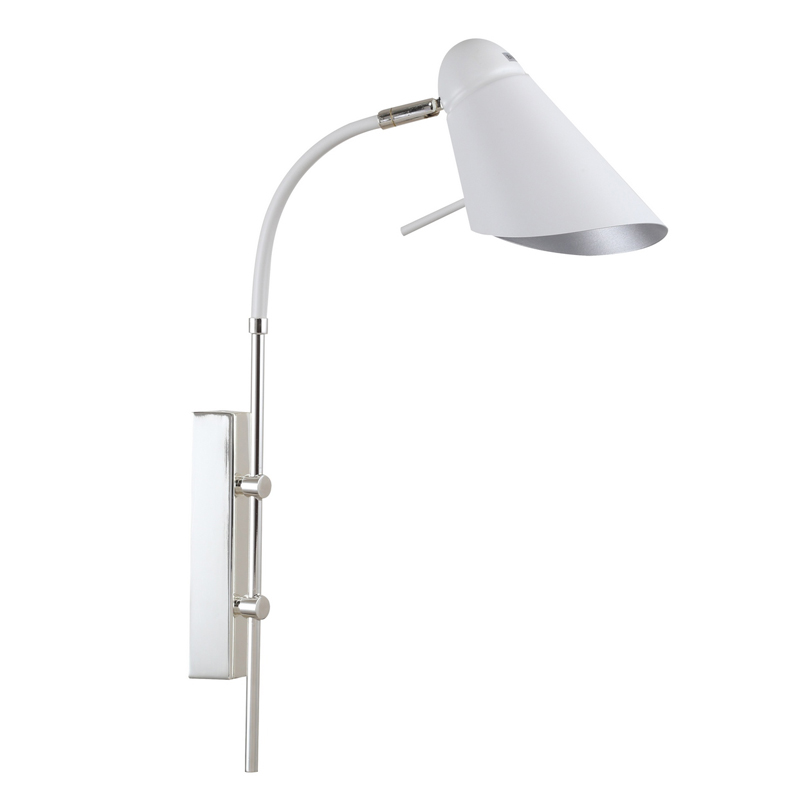 Бра Silvi Sconce Серебряный Белый Бра Silvi Sconce Серебряный Белый в Кирове | Loft Concept