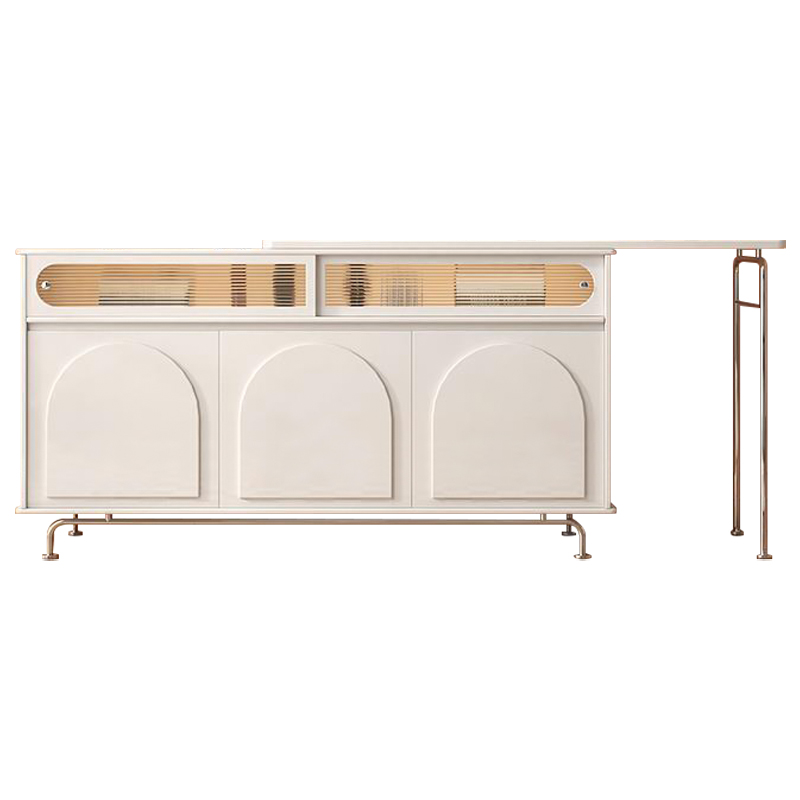 Комод Allison Arch Collection Chest of Drawers Молочный Прозрачное Стекло Хром Комод Allison Arch Collection Chest of Drawers Молочный Прозрачное Стекло Хром в Кирове | Loft Concept