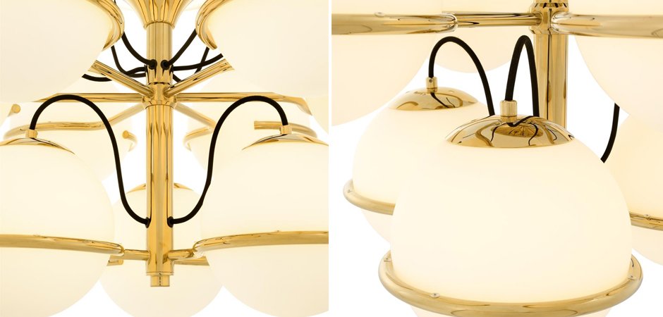 Потолочный светильник Eichholtz Ceiling Lamp Nerano Потолочный светильник Eichholtz Ceiling Lamp Nerano - Loft-Concept в Кирове