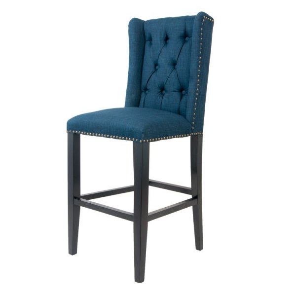 Стул French chairs Provence Barton Blue Chair Черный Синий Стул French chairs Provence Barton Blue Chair Черный Синий в Кирове | Loft Concept