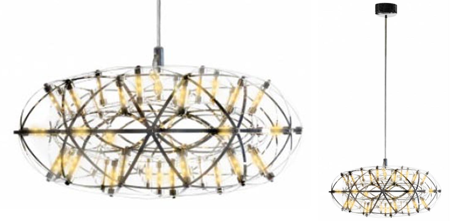 Люстра Moooi 3D Sphere Oval Yellow lamp S - фото