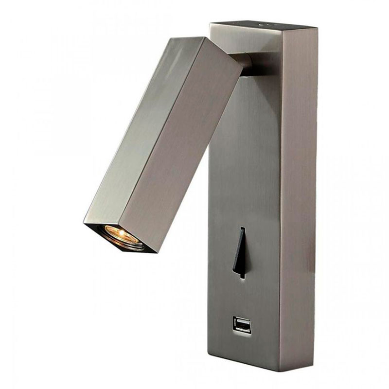 Бра Chelsom WALL LED DOCK Silver USB Хром Бра Chelsom WALL LED DOCK Silver USB Хром в Кирове | Loft Concept