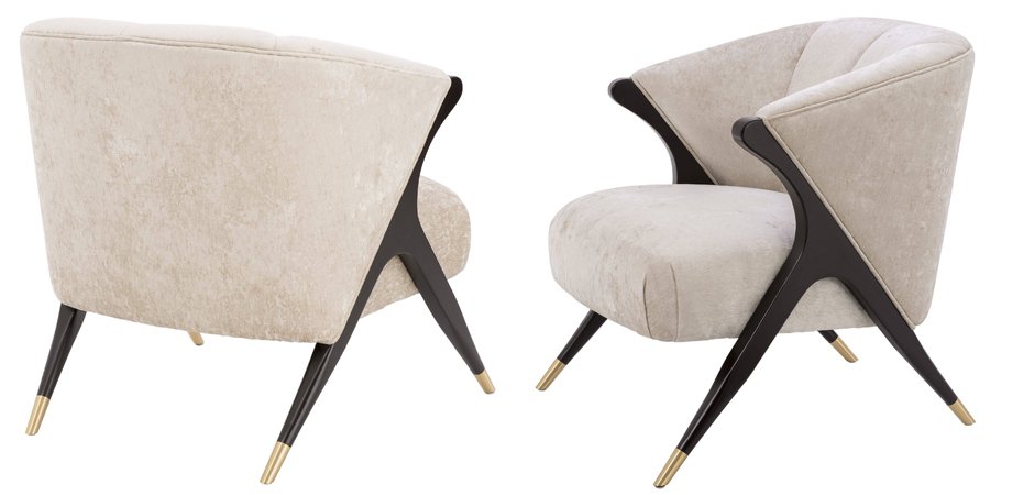 Кресло Eichholtz Chair Pavone White Кресло Eichholtz Chair Pavone White - Loft-Concept в Кирове