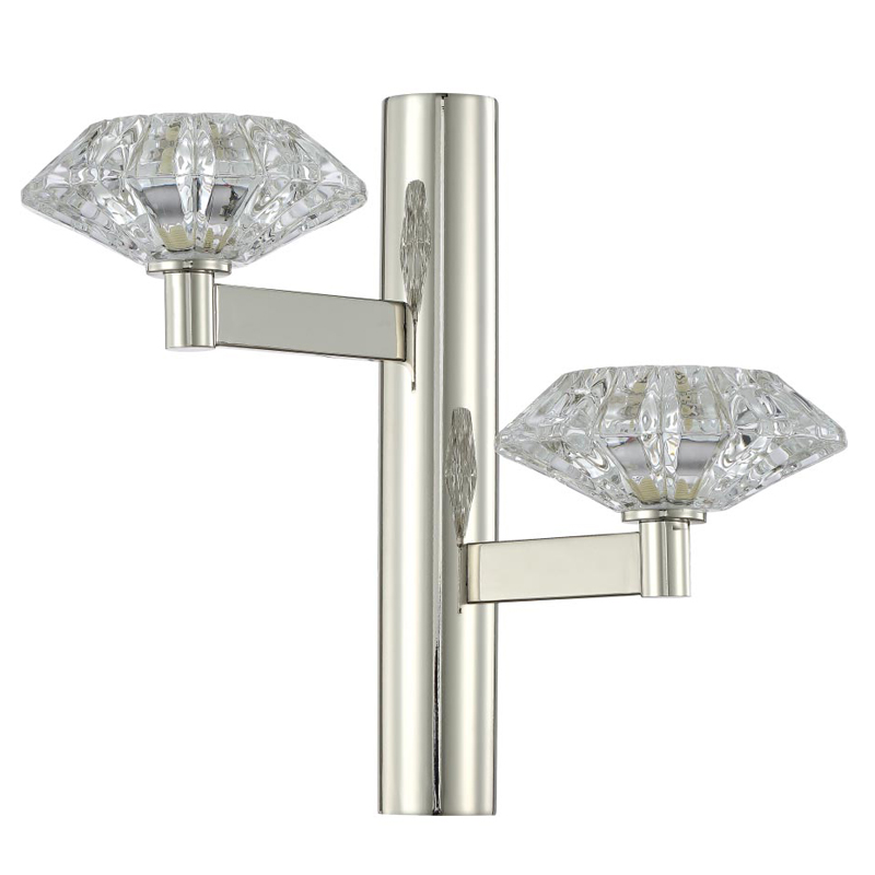 Бра Yerker Sconce nickel Никель Прозрачный Бра Yerker Sconce nickel Никель Прозрачный в Кирове | Loft Concept