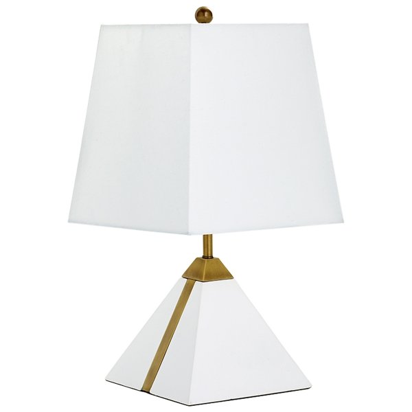 Настольная лампа Cyan Design Giza Table Lamp Белый Настольная лампа Cyan Design Giza Table Lamp Белый в Кирове | Loft Concept