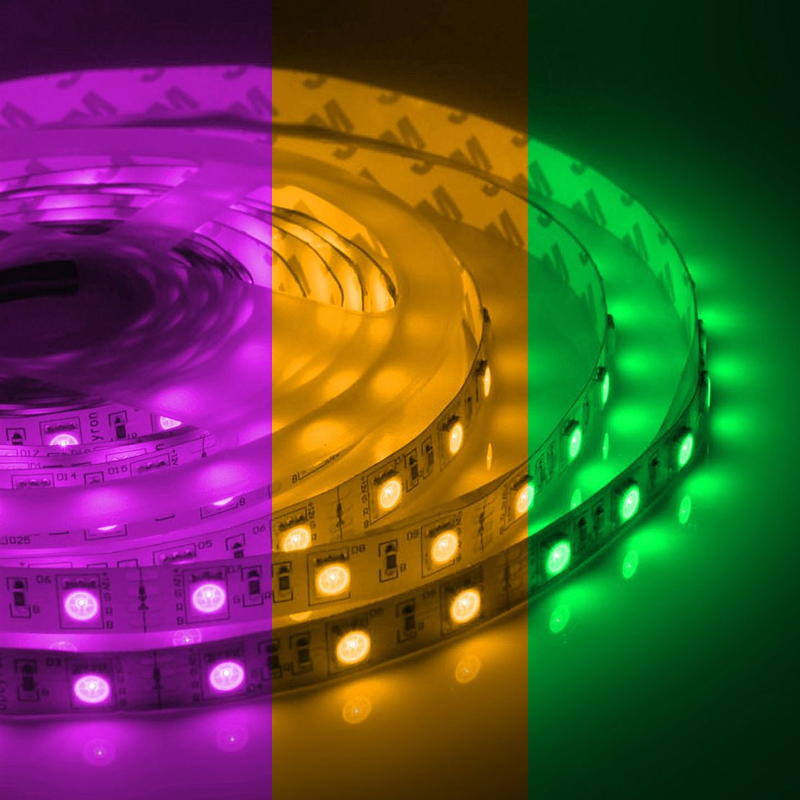 Светодиодная лента 7,2W/m 30LED/m 5050SMD разноцветная 3M Белый Светодиодная лента 7,2W/m 30LED/m 5050SMD разноцветная 3M Белый в Кирове | Loft Concept