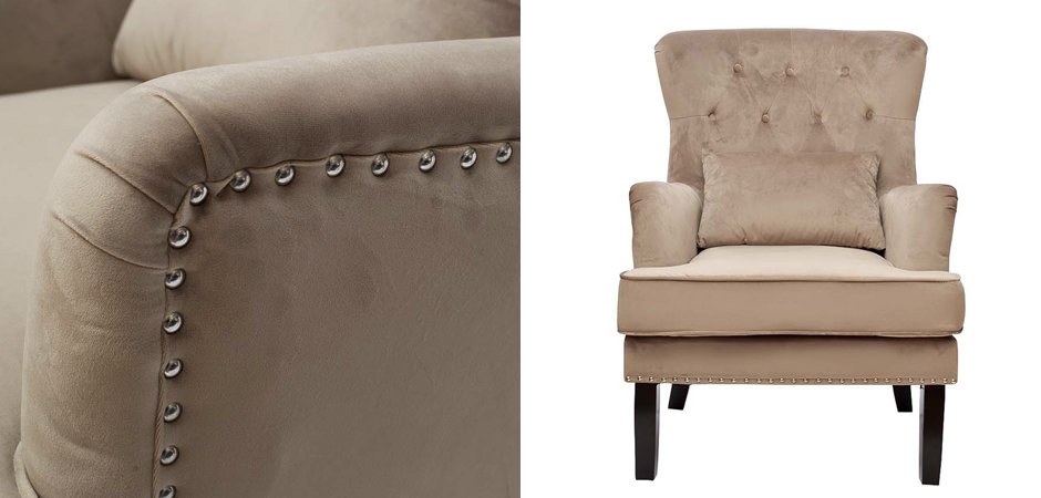 Кресло Stony Brook Chair Beige Кресло Stony Brook Chair Beige - Loft-Concept в Кирове