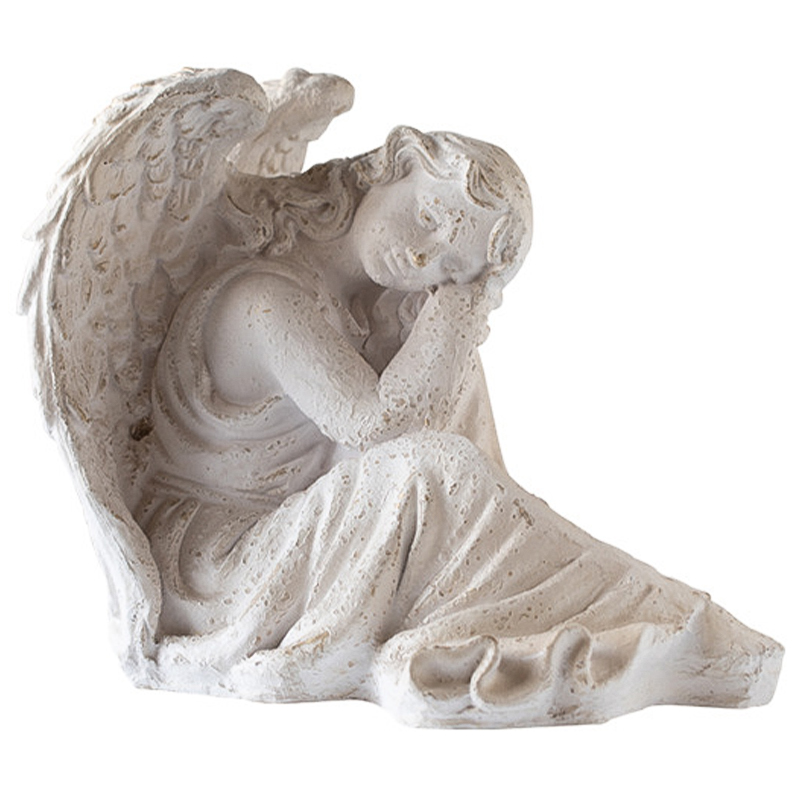 Статуэтка Angel Sitting Provence Statuette Белый в Кирове | Loft Concept 