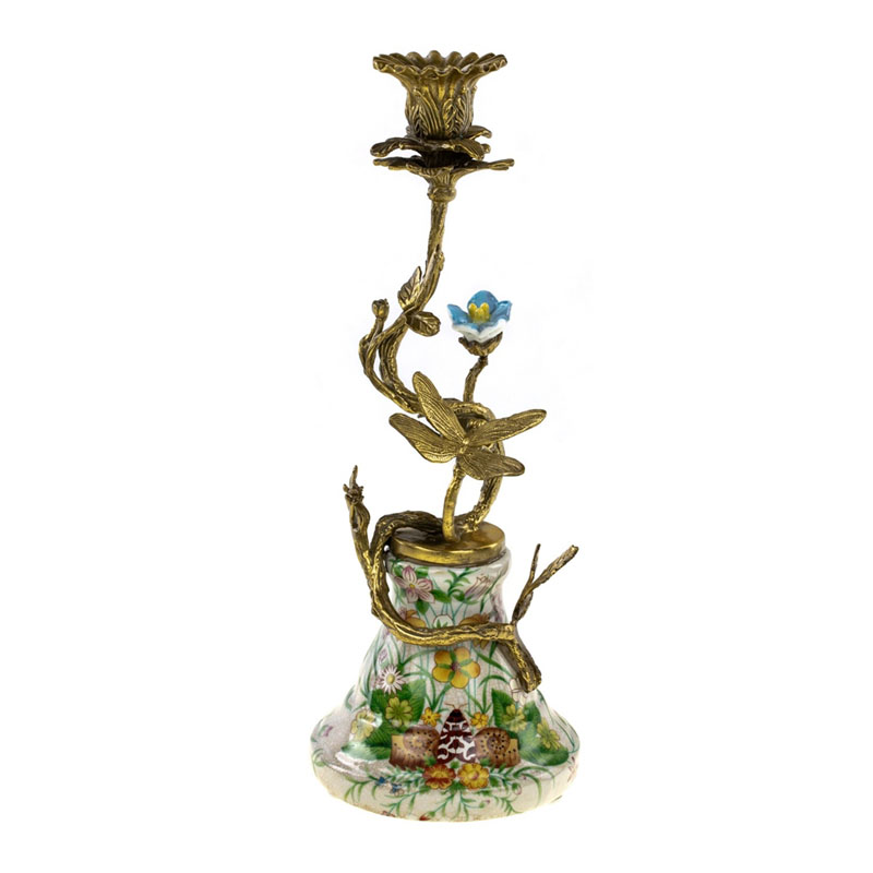 Подсвечник Curly Flower Bronze Мульти Бронза Подсвечник Curly Flower Bronze Мульти Бронза в Кирове | Loft Concept