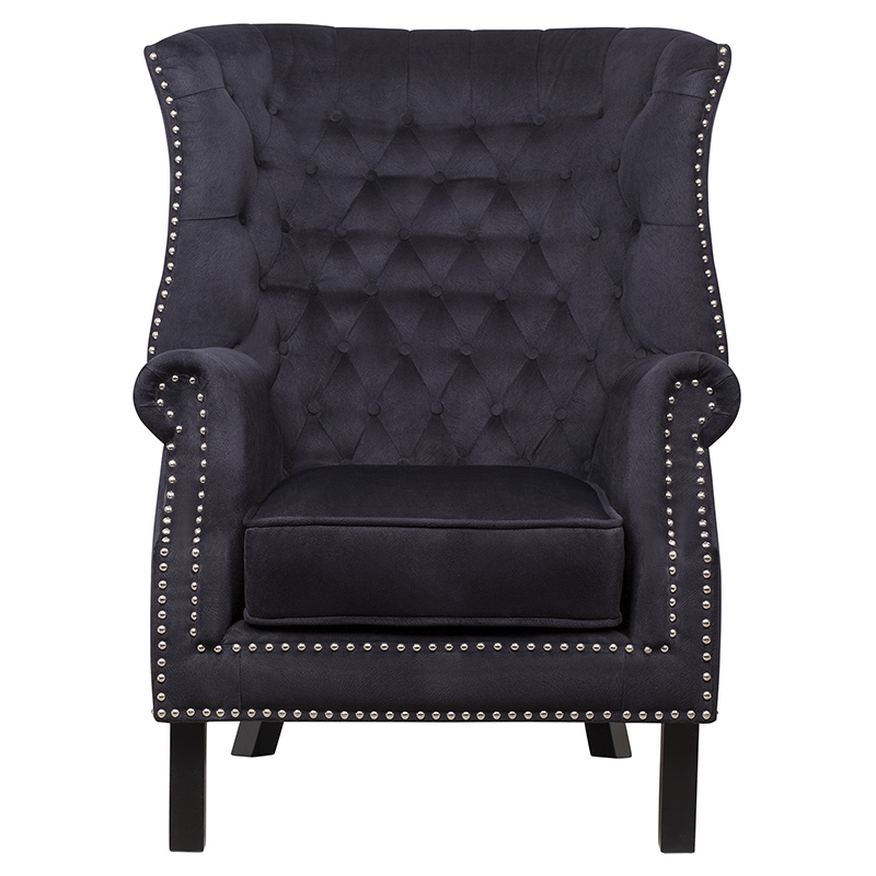 Кресло Charlie Armchair black velour Черный Кресло Charlie Armchair black velour Черный в Кирове | Loft Concept