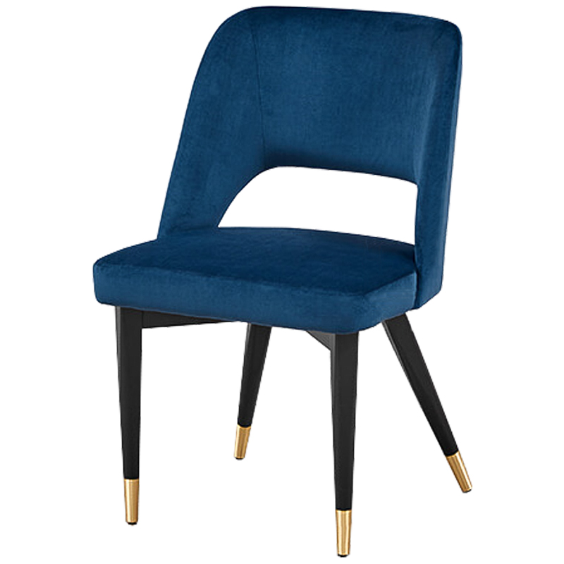 Стул Neasan Stool blue Черный Синий Латунь Стул Neasan Stool blue Черный Синий Латунь в Кирове | Loft Concept
