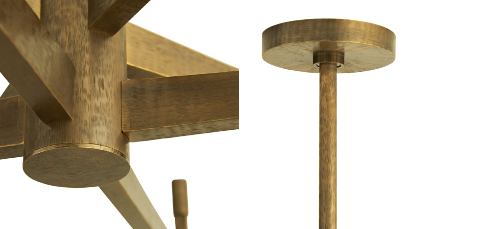 Люстра Arteriors GRIFF CHANDELIER Люстра Arteriors GRIFF CHANDELIER - Loft-Concept в Кирове