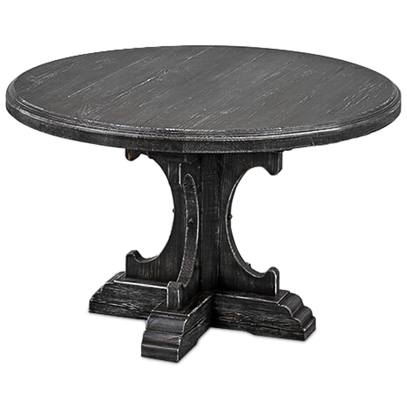 Обеденный стол Aegeon Dinner Table Винтажный черный Обеденный стол Aegeon Dinner Table Винтажный черный в Кирове | Loft Concept