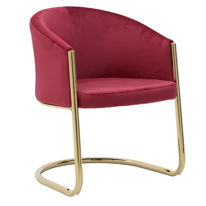 Стул Imelda Chair Crimson Малиновый (Crimson) Глянцевое золото Стул Imelda Chair Crimson Малиновый (Crimson) Глянцевое золото в Кирове | Loft Concept