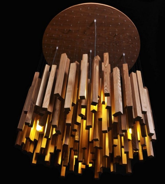 Люстра Wooden September Rain Люстра Wooden September Rain в Кирове | Loft Concept