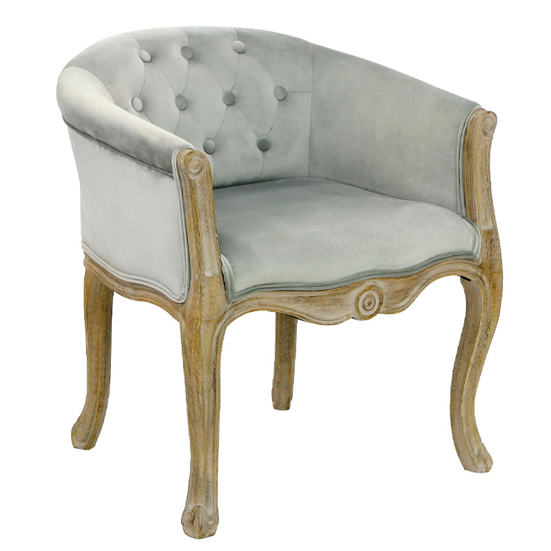 Кресло French Provence Armchair Roderic light blue Голубой Кресло French Provence Armchair Roderic light blue Голубой в Кирове | Loft Concept