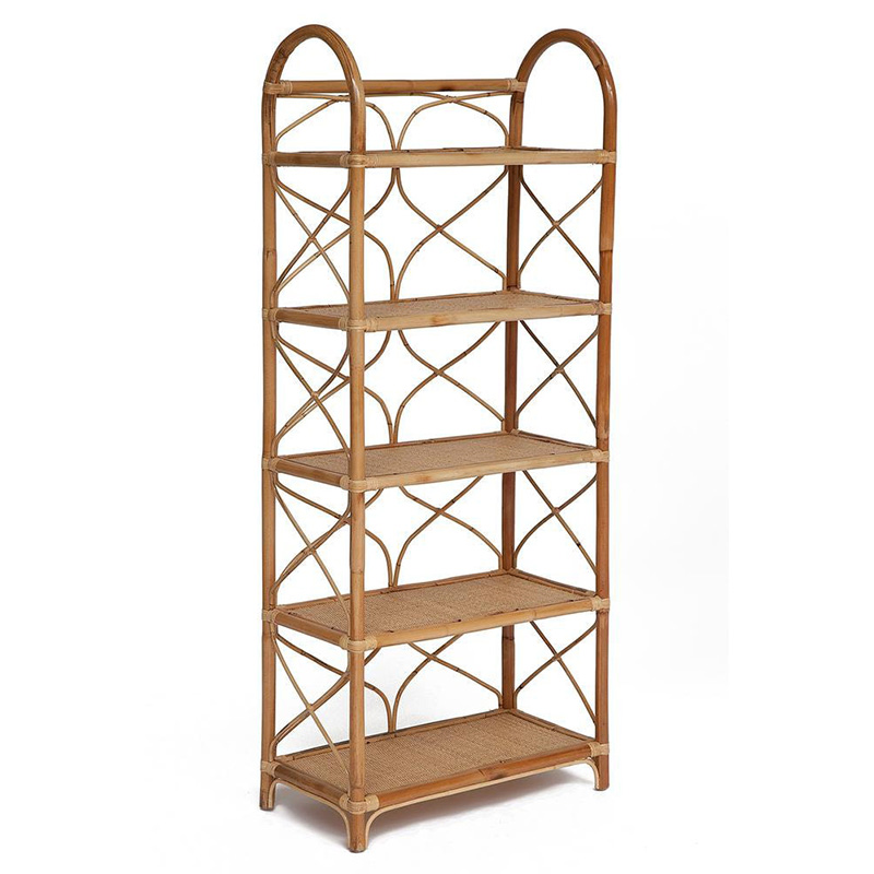 Этажерка Rattan Wicker Bookcase Древесина Этажерка Rattan Wicker Bookcase Древесина в Кирове | Loft Concept
