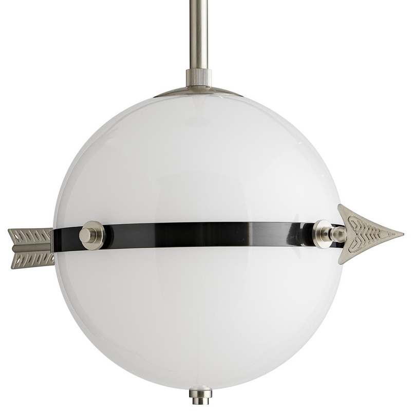 Люстра Arteriors CELESTIAL PENDANT Белый Черный Серебряный Люстра Arteriors CELESTIAL PENDANT Белый Черный Серебряный в Кирове | Loft Concept