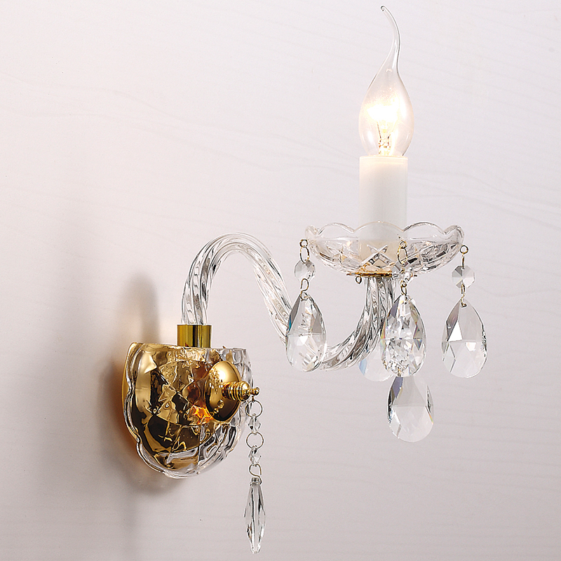 Бра Melisa Sconce One Глянцевое золото Прозрачный Бра Melisa Sconce One Глянцевое золото Прозрачный в Кирове | Loft Concept