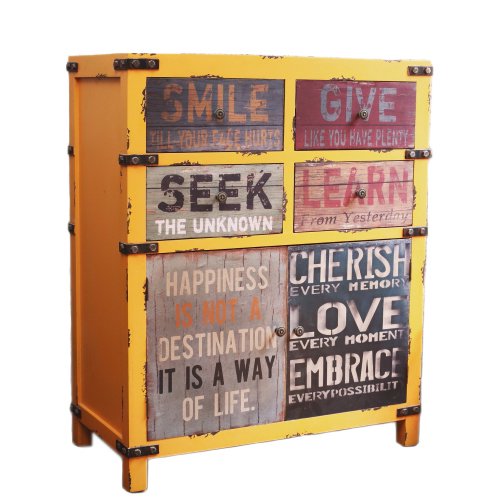 Комод Container Give a smile Желтый Мульти Комод Container Give a smile Желтый Мульти в Кирове | Loft Concept