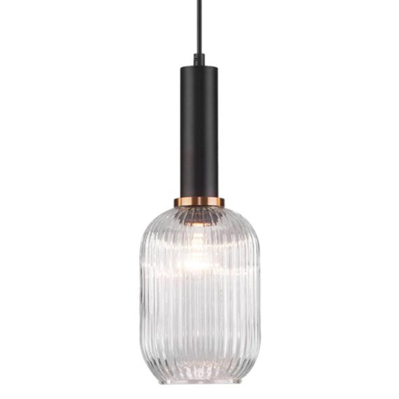 Светильник Ferm Living chinese lantern Сlear II Прозрачное Стекло Черный Светильник Ferm Living chinese lantern Сlear II Прозрачное Стекло Черный в Кирове | Loft Concept