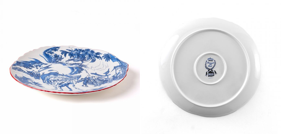 Тарелка Seletti Blue Chinoiserie Тарелка Seletti Blue Chinoiserie - Loft-Concept в Кирове