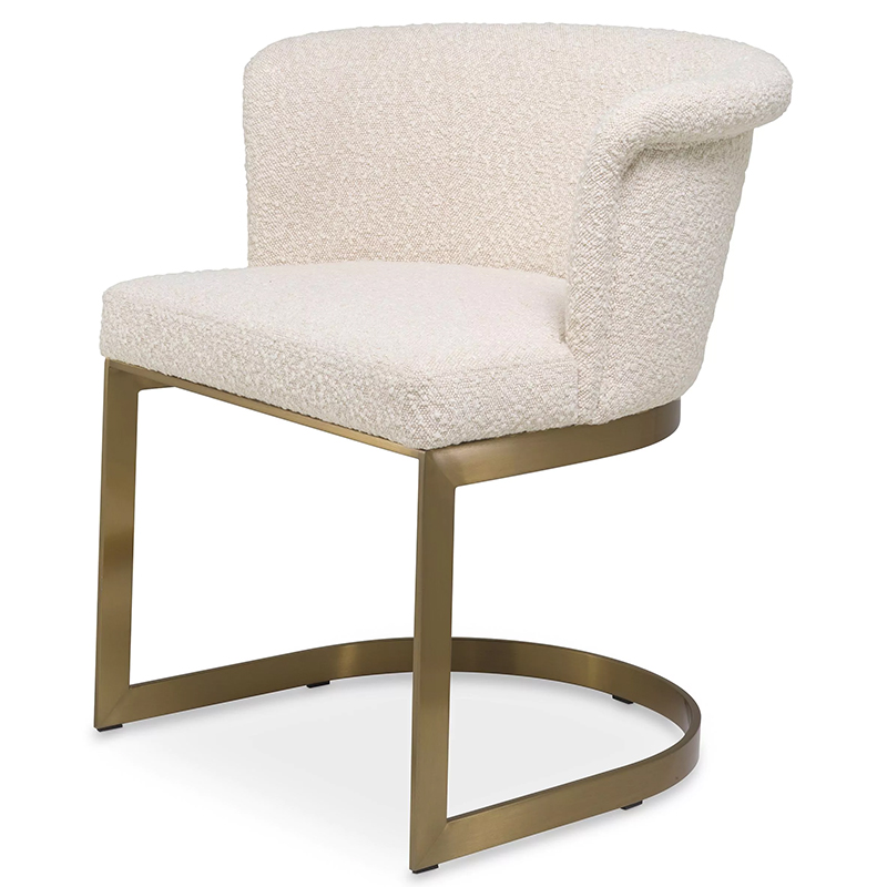 Стул Eichholtz Dining Chair Bofinger Латунь Молочный Стул Eichholtz Dining Chair Bofinger Латунь Молочный в Кирове | Loft Concept