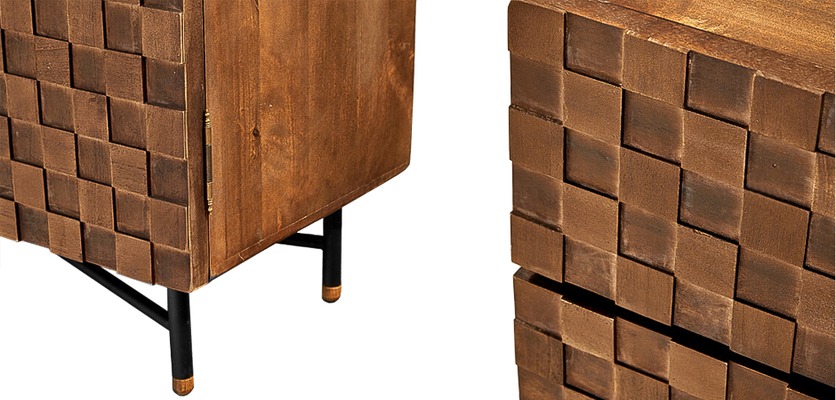 Комод в стиле Лофт Cells Wood Commode Комод в стиле Лофт Cells Wood Commode - Loft-Concept в Кирове