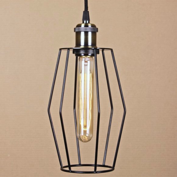 Подвесной светильник Wire Cage Pendant Spauk Black Черный Подвесной светильник Wire Cage Pendant Spauk Black Черный в Кирове | Loft Concept