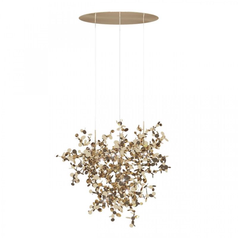 Люстра Terzani Argent Suspension Gold Pendant lamp диаметр 85 Золотой Люстра Terzani Argent Suspension Gold Pendant lamp диаметр 85 Золотой в Кирове | Loft Concept