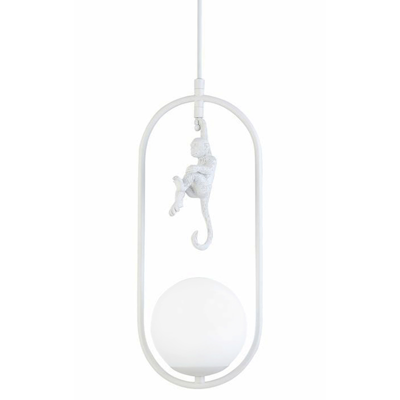 Подвесной светильник Hanging Monkey over Белый Подвесной светильник Hanging Monkey over Белый в Кирове | Loft Concept