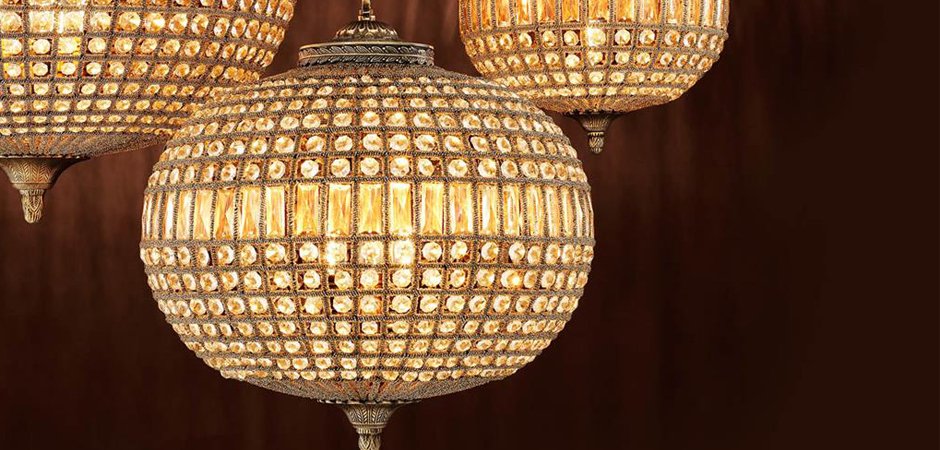 Люстра Chandelier Kasbah Oval M Brass Люстра Chandelier Kasbah Oval M Brass - Loft-Concept в Кирове