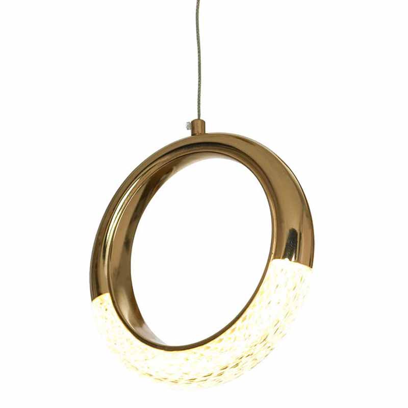 Подвесной светильник Jeziel Ring Hanging lamp Глянцевое золото в Кирове | Loft Concept 