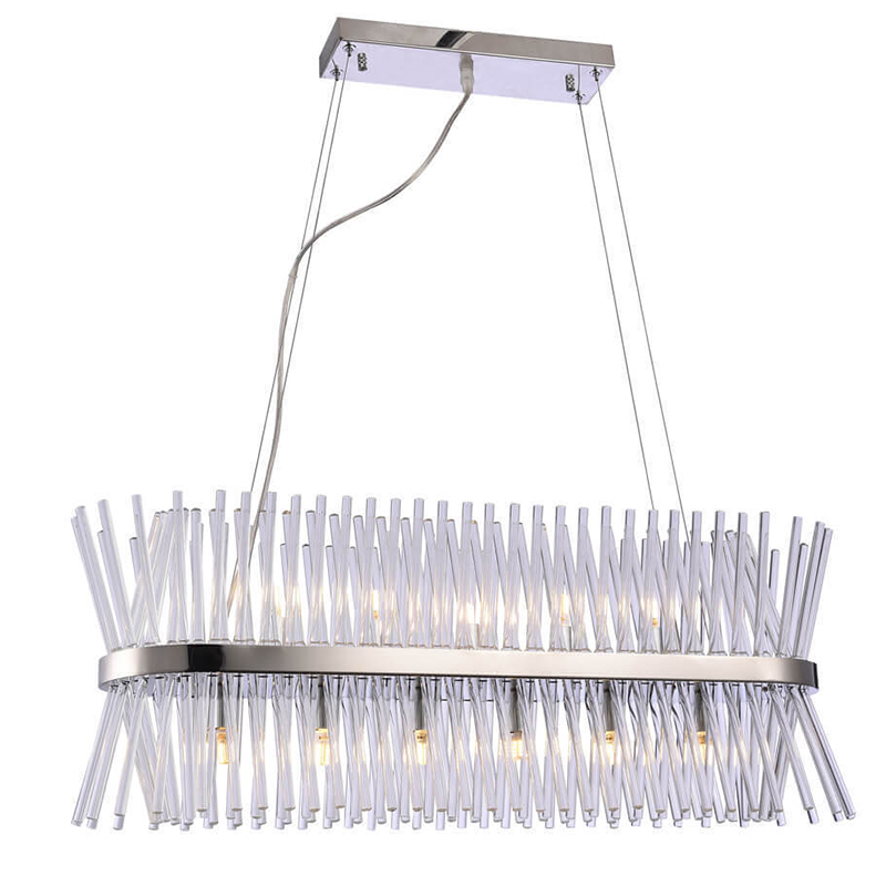 Люстра Nembus Rini Chandelier Chrome Хром Прозрачное Стекло Люстра Nembus Rini Chandelier Chrome Хром Прозрачное Стекло в Кирове | Loft Concept