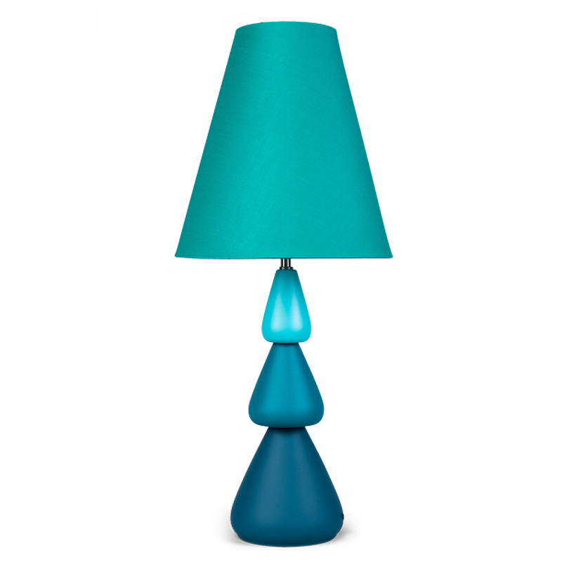 Настольная лампа Turquoise Wave Бирюзовый Настольная лампа Turquoise Wave Бирюзовый в Кирове | Loft Concept