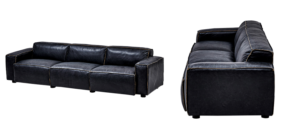 Диван Osorio Leather Sofa Диван Osorio Leather Sofa - Loft-Concept в Кирове