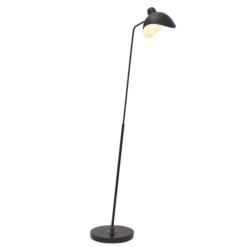 Торшер Eichholtz Floor Lamp Asta Черный Черный Мрамор Nero Латунь Античная полированная Торшер Eichholtz Floor Lamp Asta Черный Черный Мрамор Nero Латунь Античная полированная в Кирове | Loft Concept