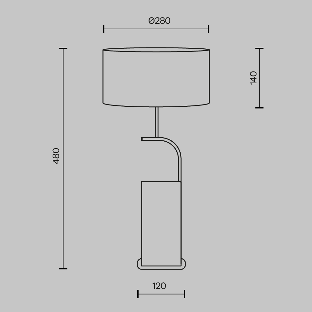 Настольный светильник Glamping Е14x2 в Кирове