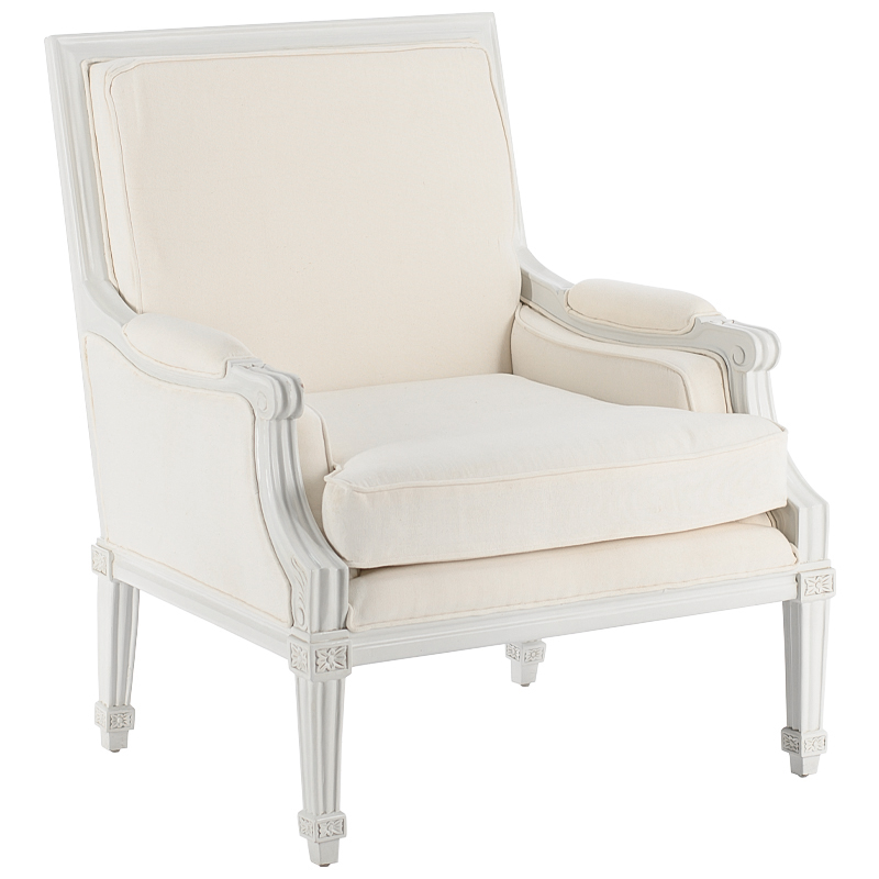 Кресло French Provence Armchair Ferrand ivory Белый ivory ( слоновая кость ) Кресло French Provence Armchair Ferrand ivory Белый ivory ( слоновая кость ) в Кирове | Loft Concept
