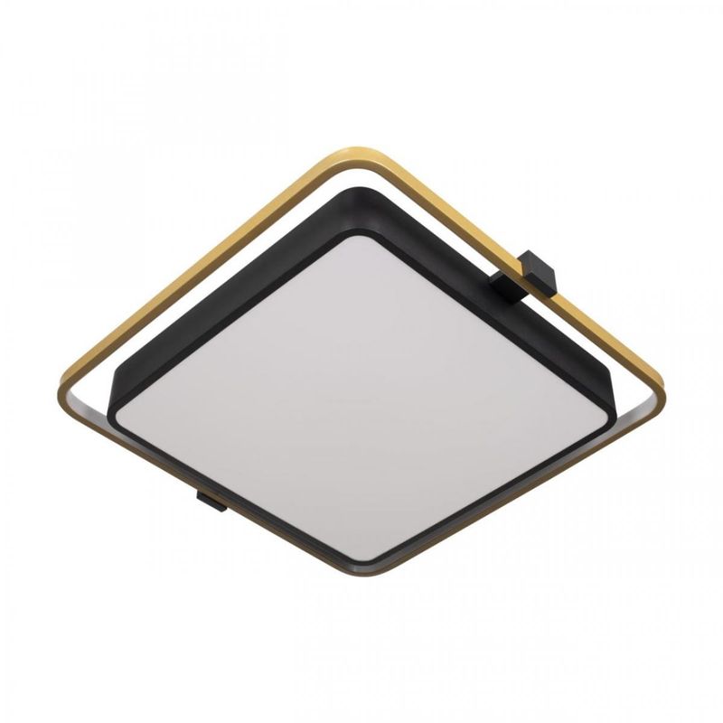Потолочный светильник Gold Square Saturn Черный Золотой Потолочный светильник Gold Square Saturn Черный Золотой в Кирове | Loft Concept