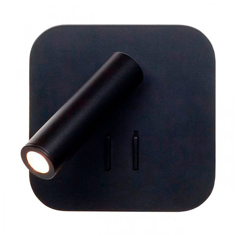 Бра Chelsom WALL LED DOCK Black Square Черный Бра Chelsom WALL LED DOCK Black Square Черный в Кирове | Loft Concept