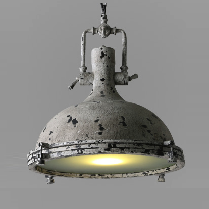 Светильник Gray Industrial Pendant Light Postapokalipsis Светильник Gray Industrial Pendant Light Postapokalipsis в Кирове | Loft Concept