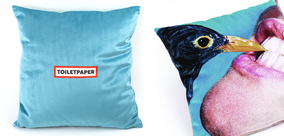 Подушка Seletti Cushion Crow Design Toiletpaper Подушка Seletti Cushion Crow Design Toiletpaper - Loft-Concept в Кирове