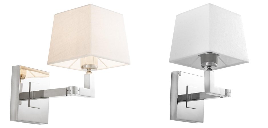 Бра Eichholtz Wall Lamp Cambell Nickel Бра Eichholtz Wall Lamp Cambell Nickel - Loft-Concept в Кирове