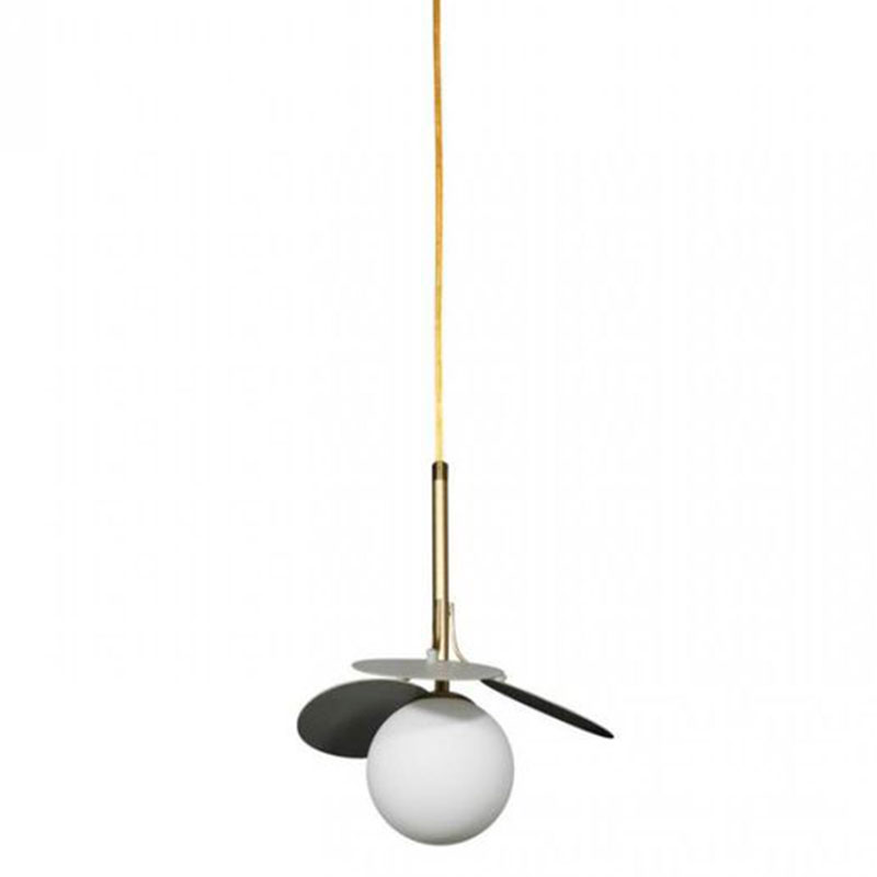 Подвесной светильник MATISSE Pendant One Grey Серый Золотой Белый Подвесной светильник MATISSE Pendant One Grey Серый Золотой Белый в Кирове | Loft Concept