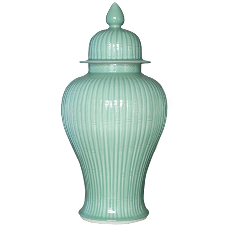 Ваза с крышкой Fresh Mint Vase Бирюзовый Ваза с крышкой Fresh Mint Vase Бирюзовый в Кирове | Loft Concept